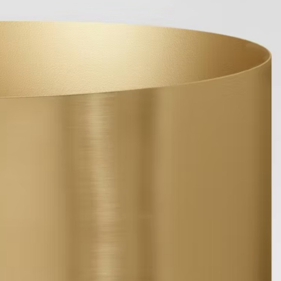 NWT Brass Planter by Threshold Leakproof and Lacquered Iron for a Stylish Touch - Picture 2 of 3